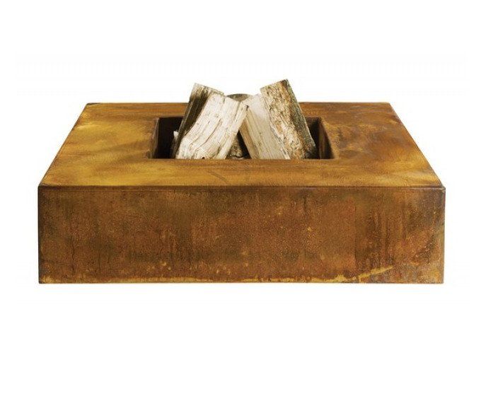 GardenMaxX cuenco de fuego Rima Corten 100 x 100 cm