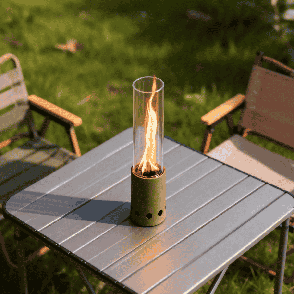 Chimenea de mesa verde Green Flame