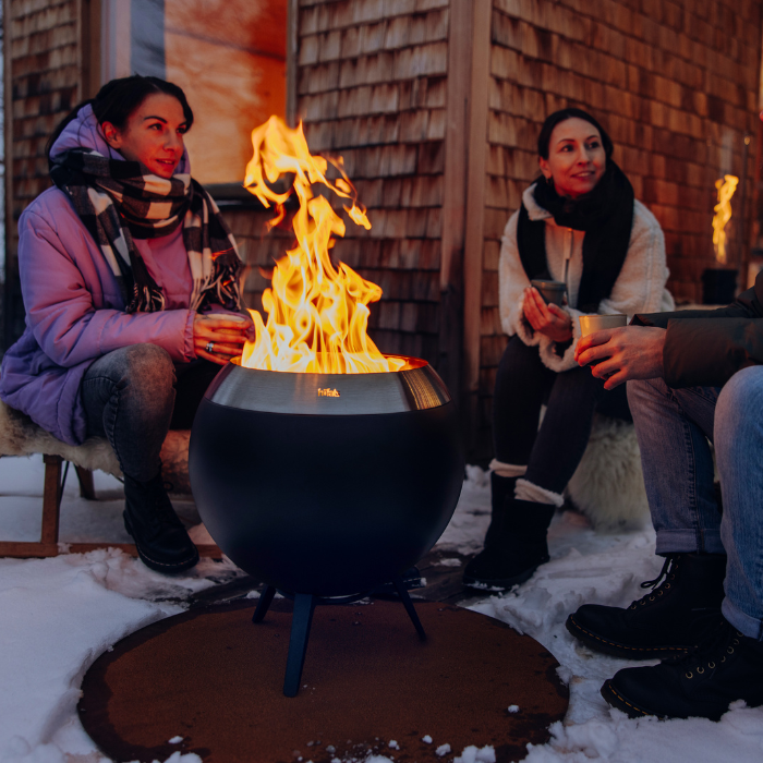 Brasero sin humo MOON 45 con base baja höfats