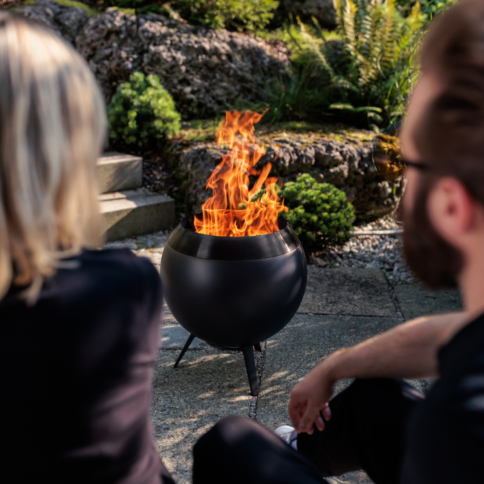 Brasero sin humo MOON 45 con base baja höfats