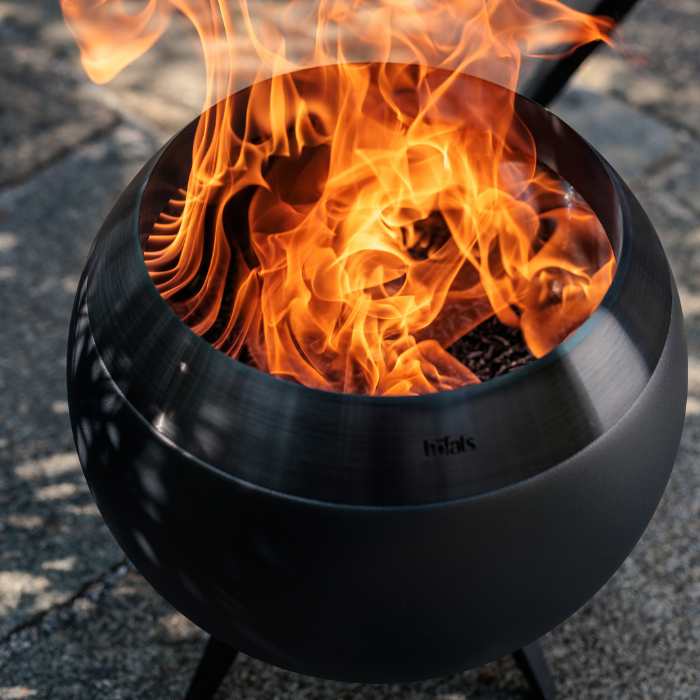 Brasero sin humo MOON 45 con base baja höfats