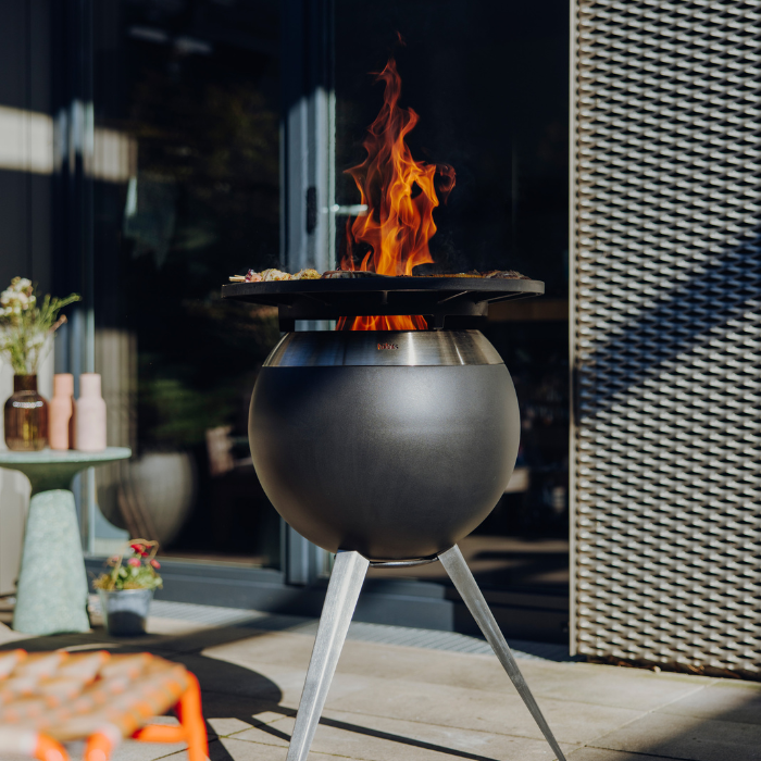 Brasero sin humo MOON 45 con plancha höfats