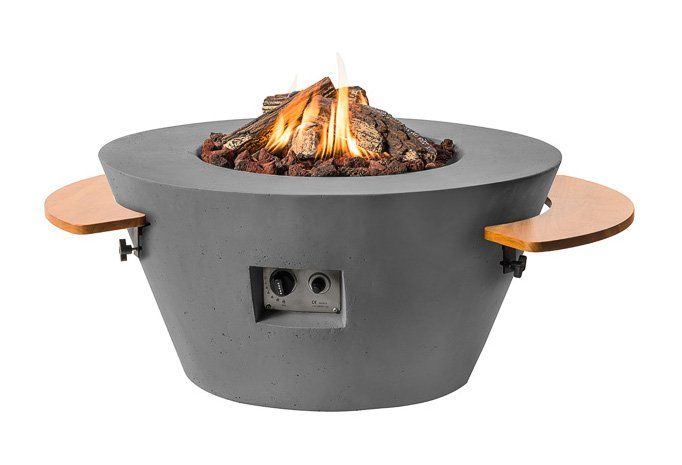 Happy Cocooning Mesa de Fuego Cone Antracita