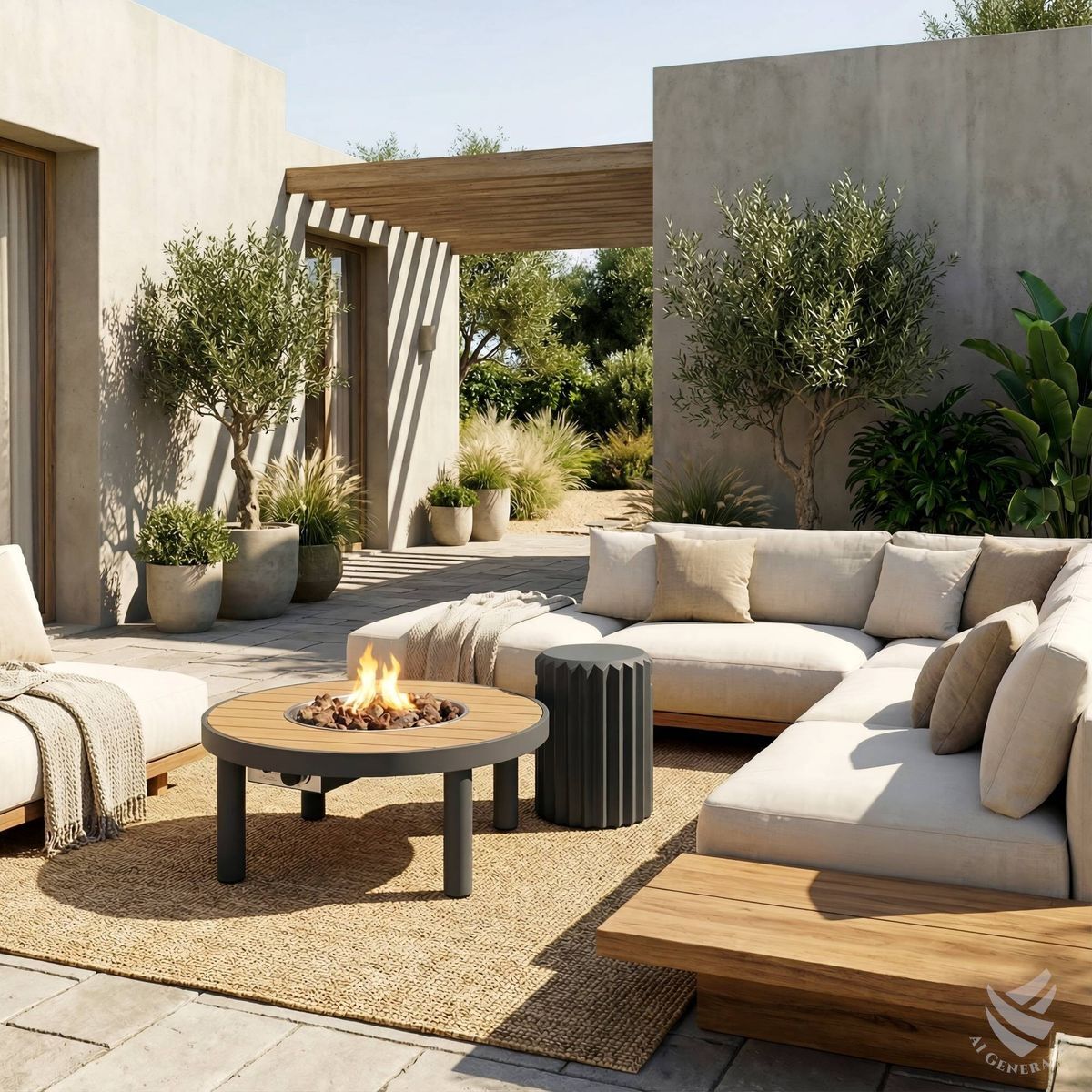 Cubre bombona de gas Rib antracita Happy Cocooning