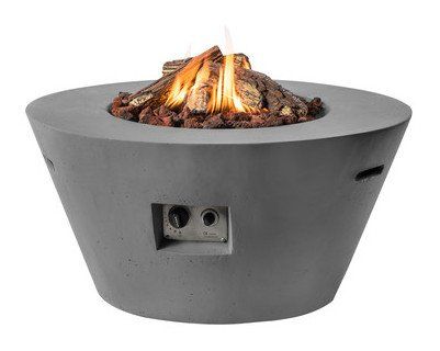 Happy Cocooning Mesa de Fuego Cone Antracita
