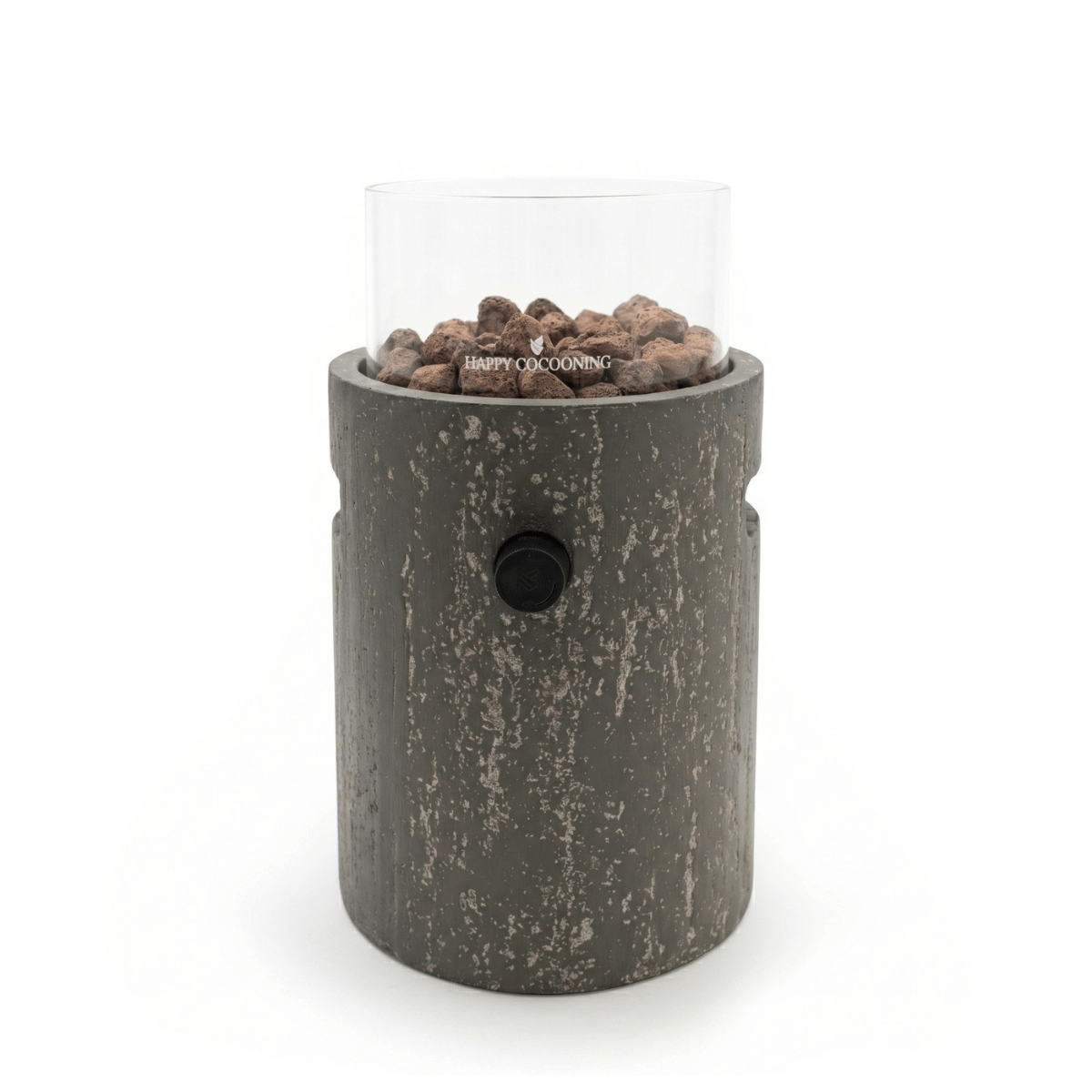 Chimenea de mesa Lumi Stone travertino oscuro Happy Cocooning