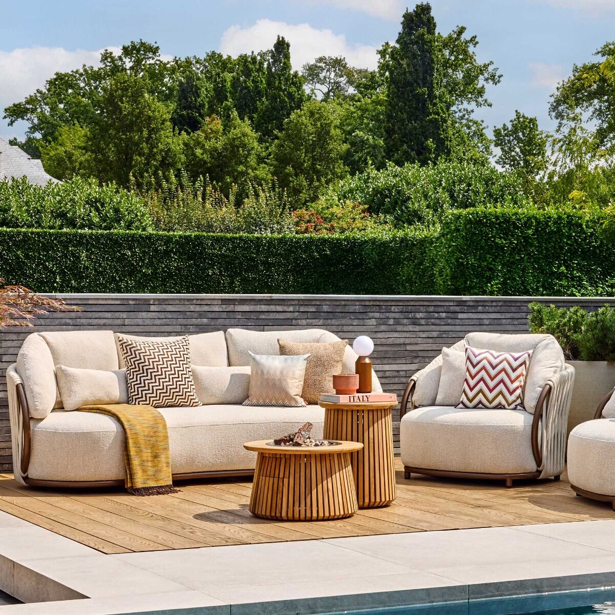 Cubre bombona de gas Lagune teca Happy Cocooning