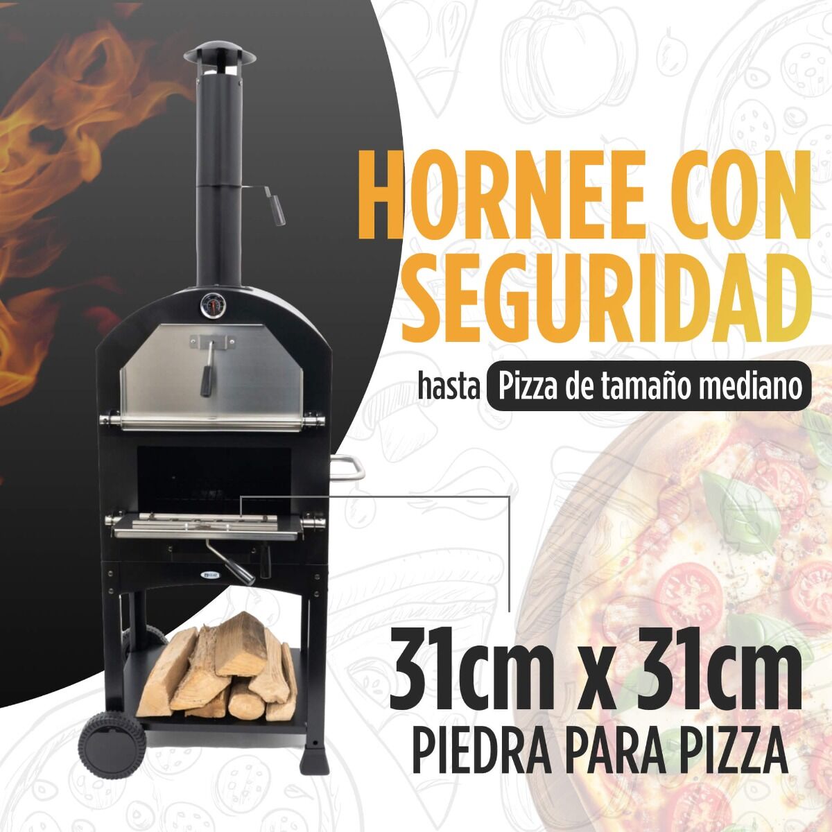 HEAT Horno para Pizzas Ovnhus