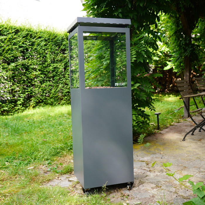 HEAT Outdoor Living Utevarme Chimenea de Patio Antracita