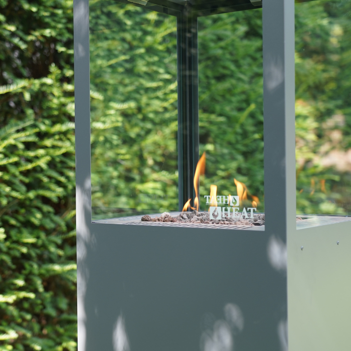 HEAT Outdoor Living Utevarme Chimenea de Patio Antracita