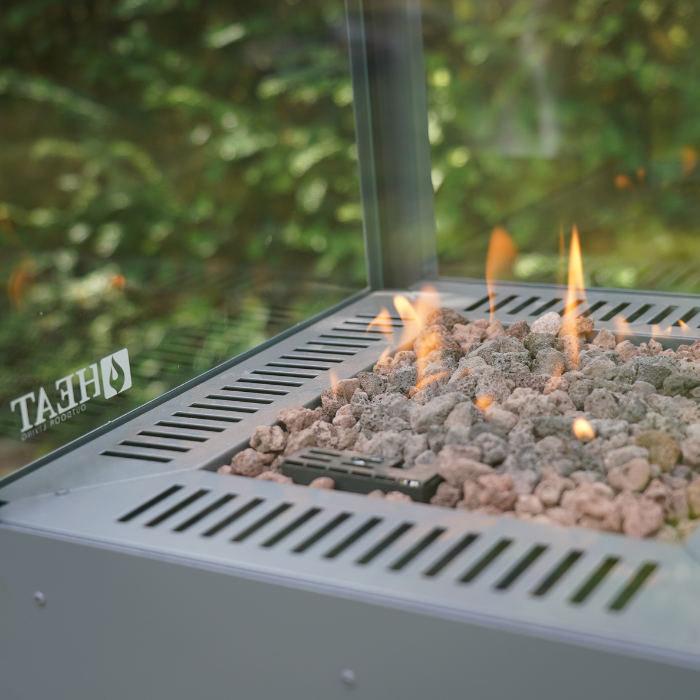 HEAT Outdoor Living Utevarme Chimenea de Patio Antracita