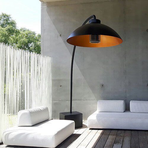 Heatsail Dome Calefactor de pie para terraza