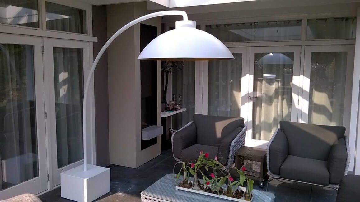 Heatsail Dome Calefactor de pie para terraza