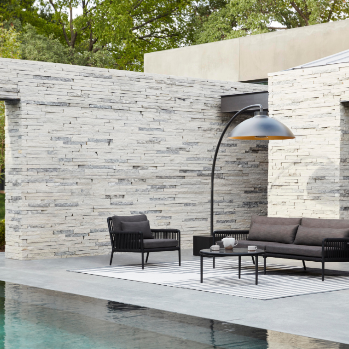 Heatsail Dome Calefactor de pie para terraza
