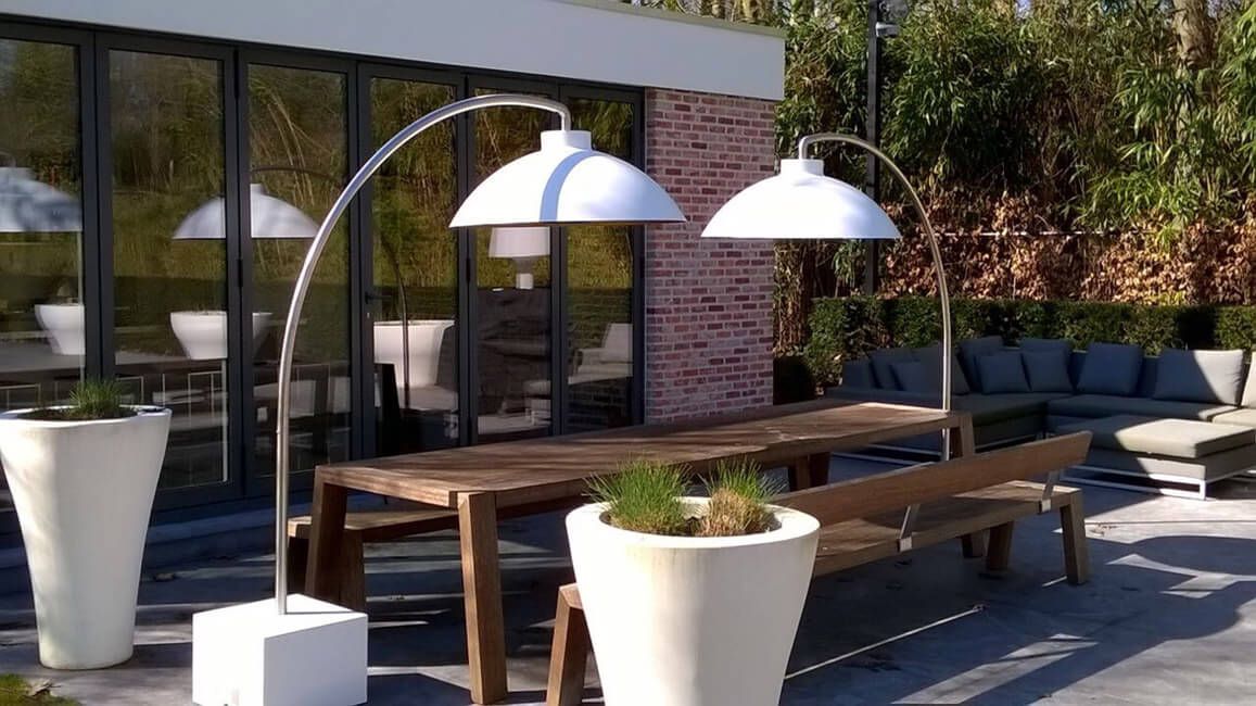 Heatsail Dome Calefactor de pie para terraza