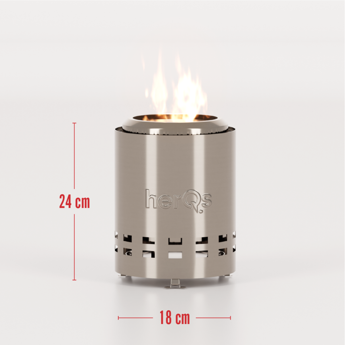 herQs Brasero sin Humo Mighty