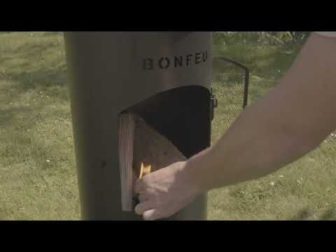 BonFeu Bontino LP Negro Chimenea Exterior