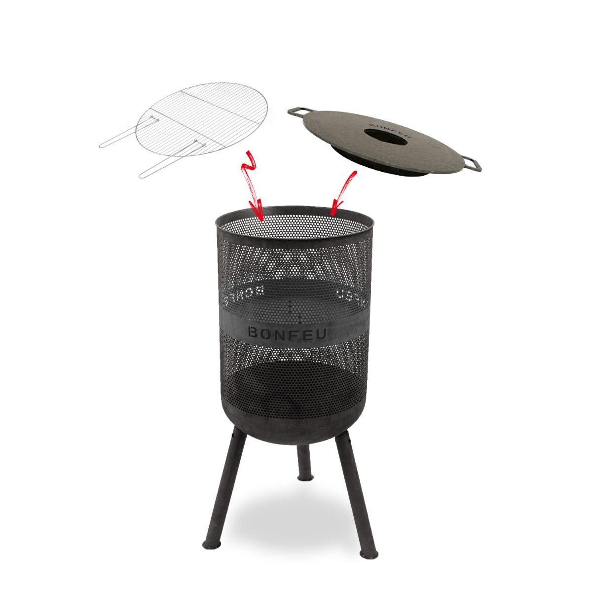 BonFeu BonVes 45 Negro Brasero