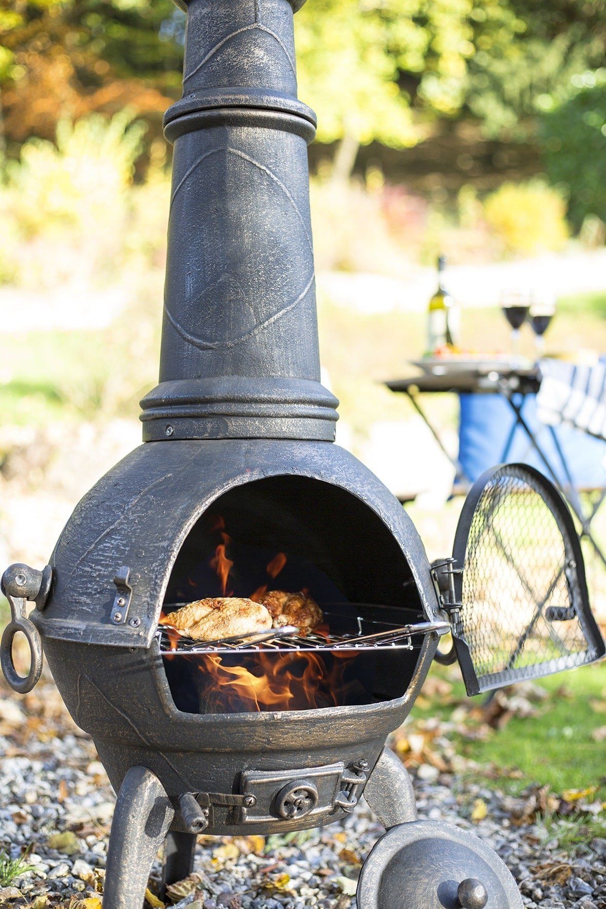 CHIMENEAS SIERRA - Parrilla de asado para CHIMENEAS