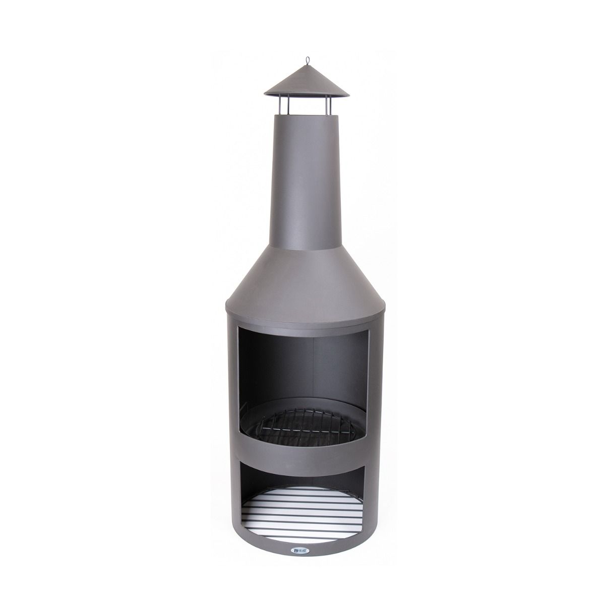 HEAT Chimenea exterior Larvik Negro