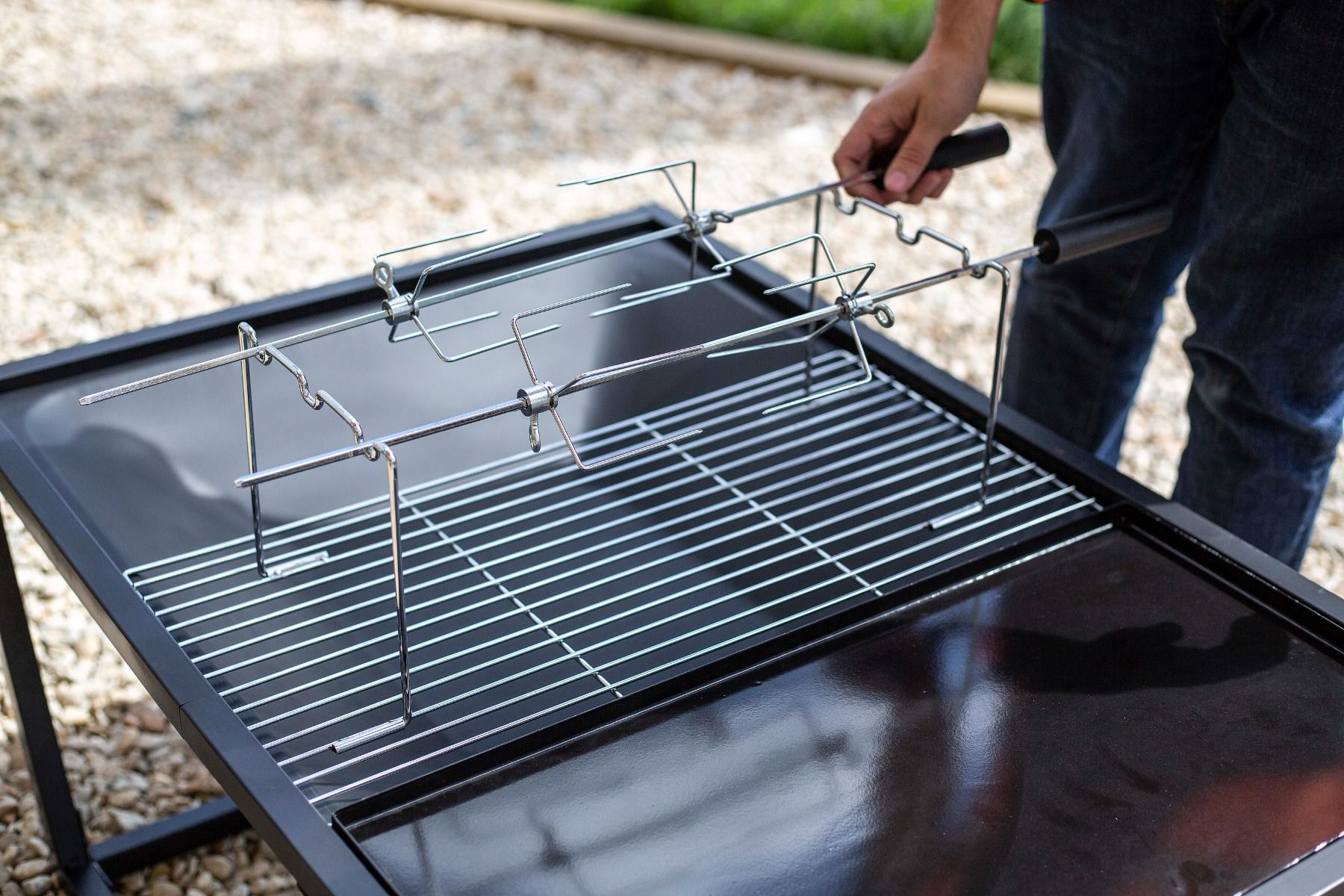 Brasero y barbacoa mesa La Hacienda