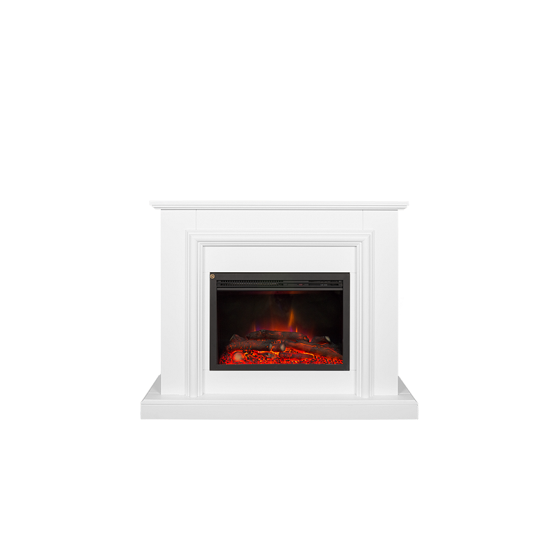 Livin'flame Repisa de chimenea Saalbach Blanco