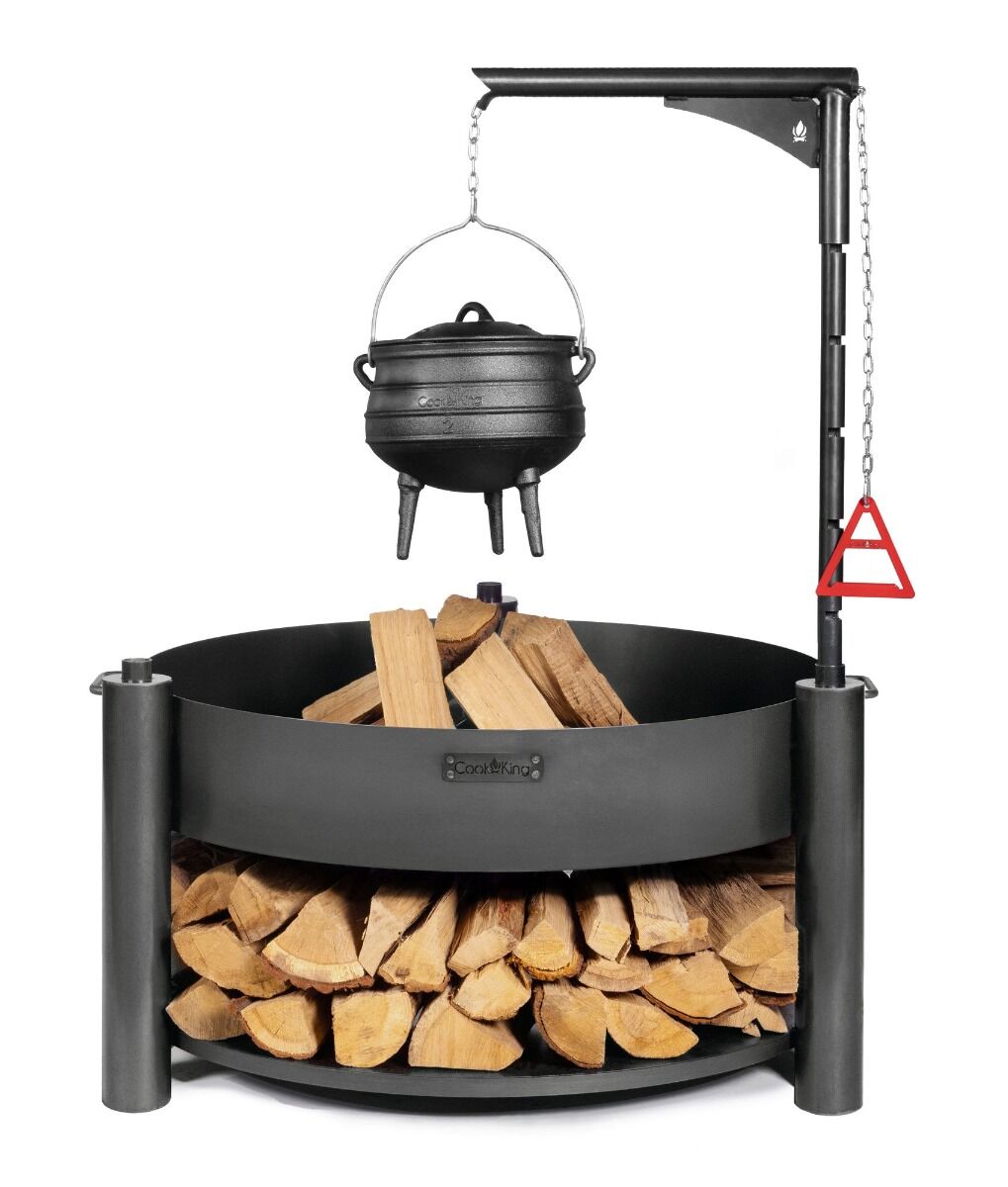 CookKing Cuenco de Fuego Multifuncional Montana X con Rejilla para Asar 60 cm