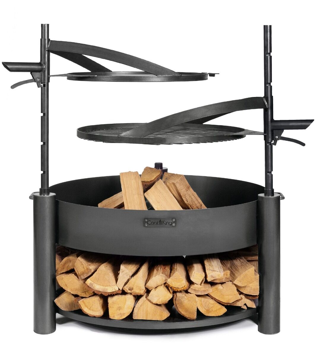 CookKing Cuenco de Fuego Multifuncional Montana X con Rejilla para Asar 60 cm