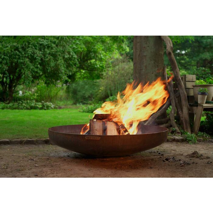 MOODZ Cuenco de Fuego de Acero Inoxidable Ø 60 cm