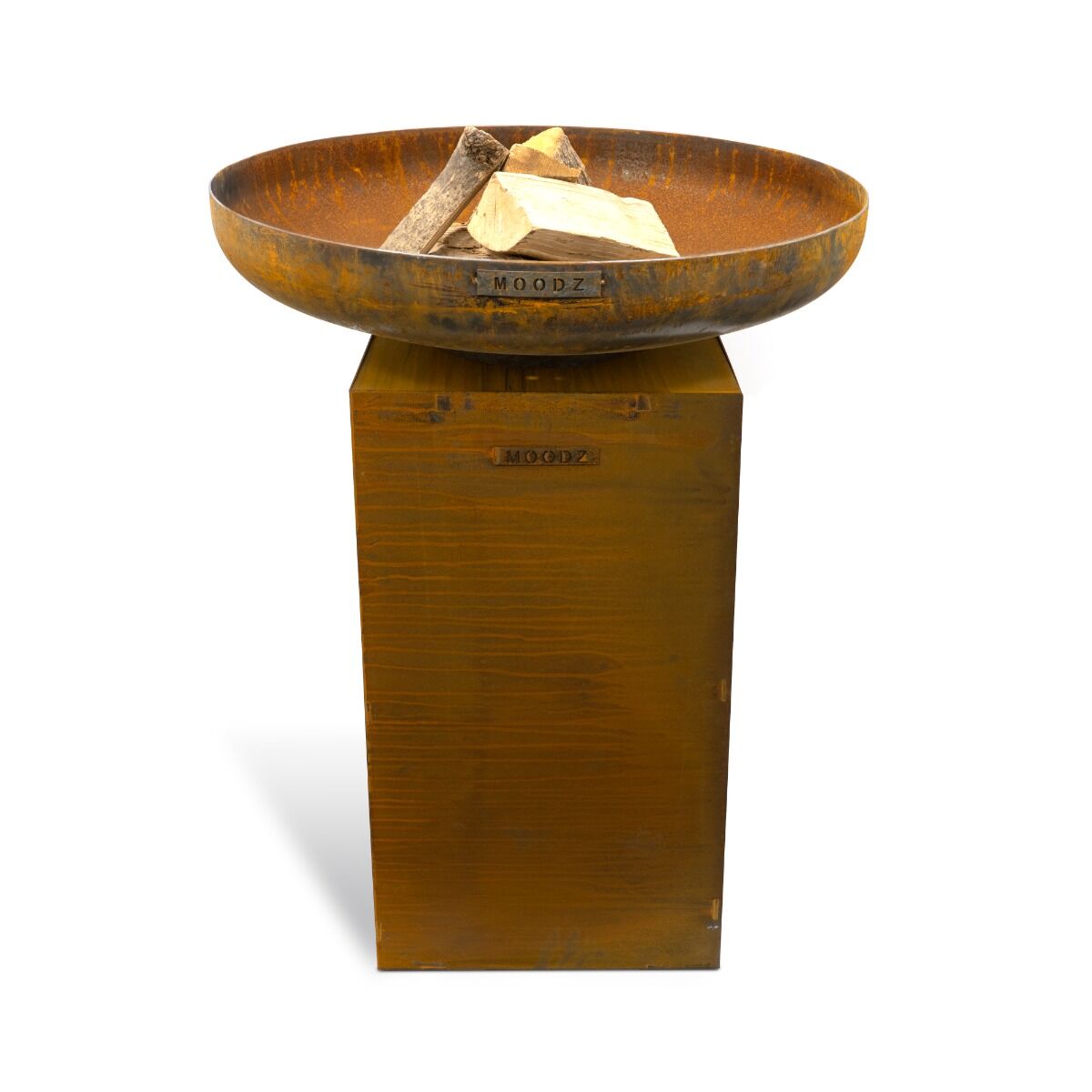 MOODZ Pedestal Acero Corten 45x45x80 cm