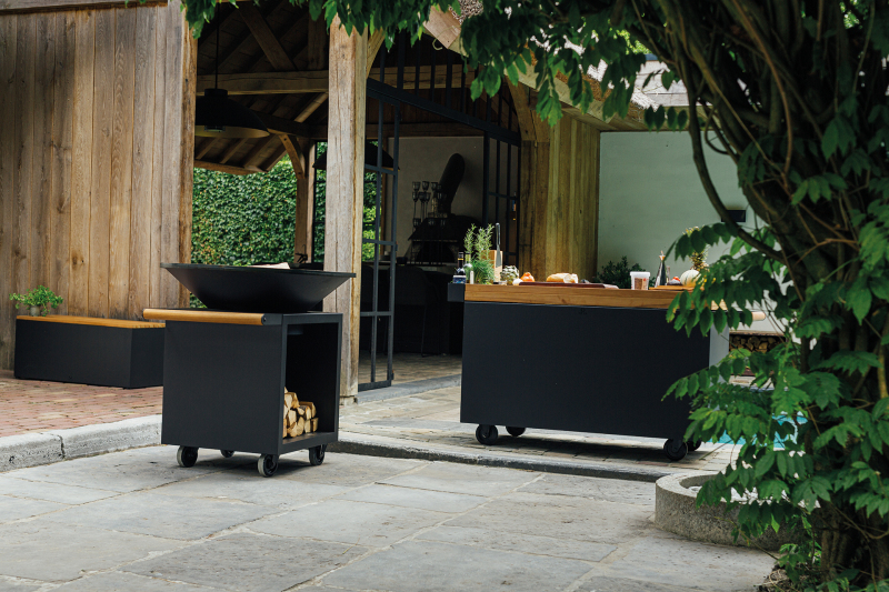 OFYR Mise en Place Table Negro 135 Pro
