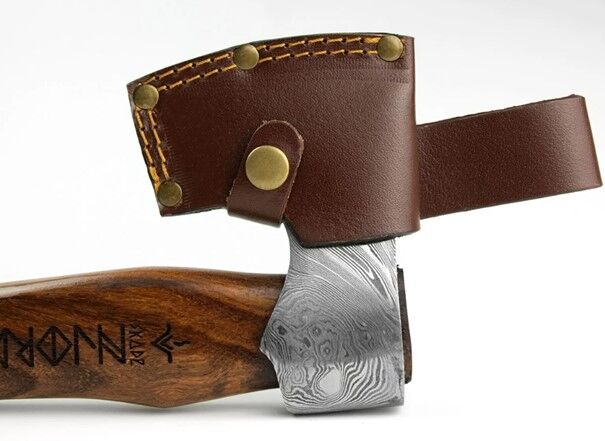 Hacha vikinga de damasco Skade pequeña Njord