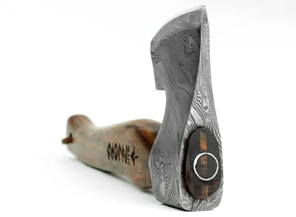 Hacha vikinga de damasco Skade pequeña Njord