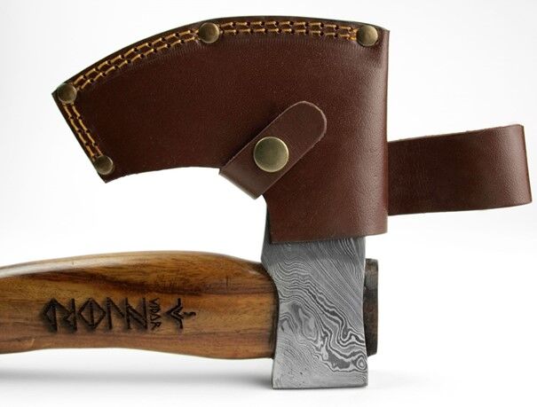 Njord Vidar Viking Damast Medium | Hacha Vikinga