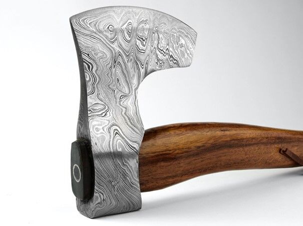 Njord Vidar Viking Damast Medium | Hacha Vikinga