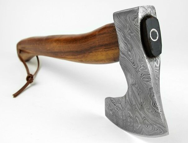 Njord Vidar Viking Damast Medium | Hacha Vikinga