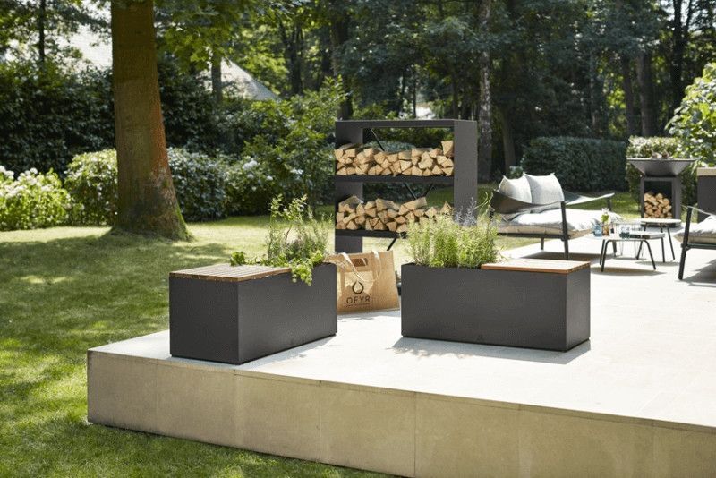 OFYR Banco para el jardín de hierbas