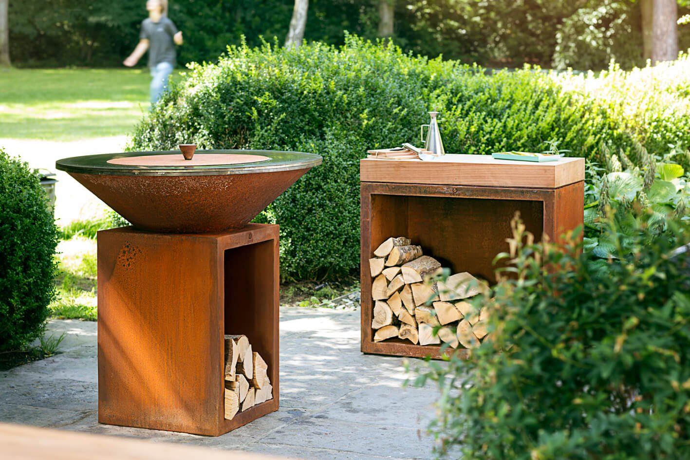 OFYR Almacenamiento de bloques decarnicería  Corten 90