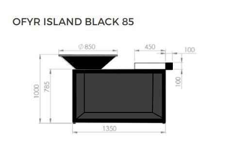 OFYR Island Negro 85 Teak Wood