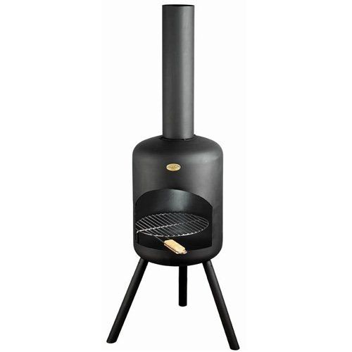 BonFeu BonSelo Chimenea Exterior Negra