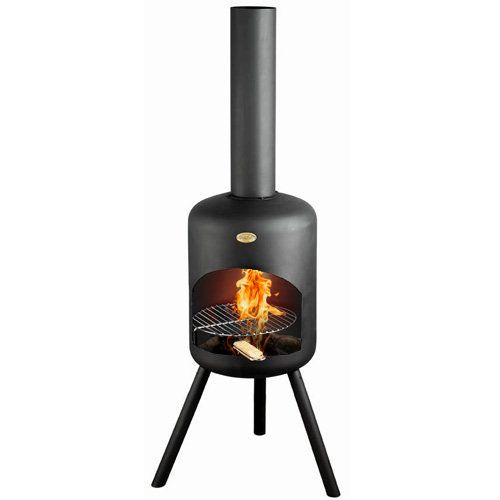 BonFeu BonSelo Chimenea Exterior Negra