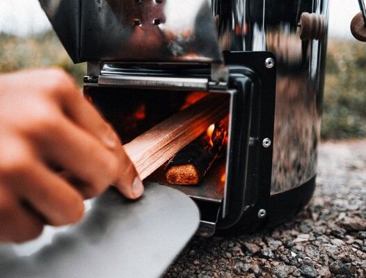 Horno holandés de cohetes estufa de leña Rocket barbacoa de acero para  camping