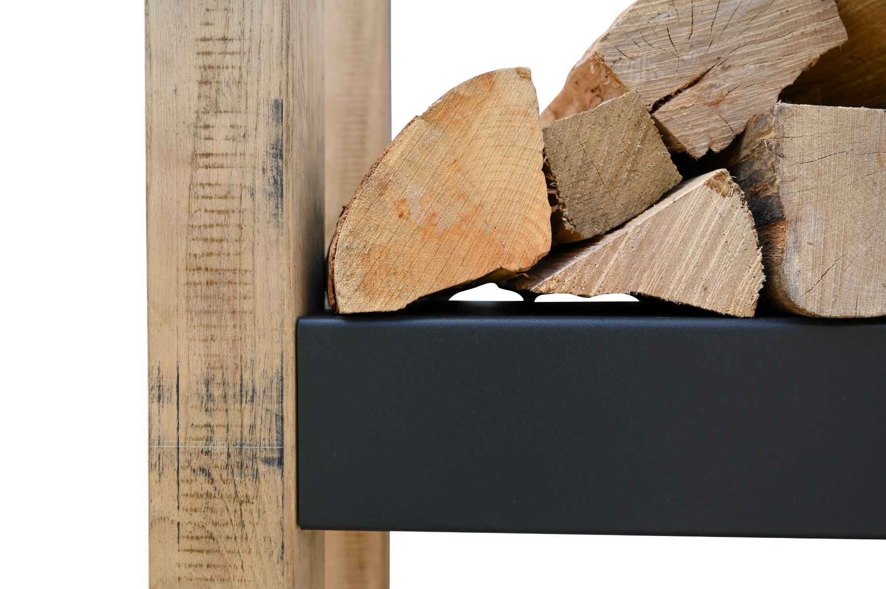 Quoco Wood Storage Cremagliera Gris Oscuro (3 tamaños)