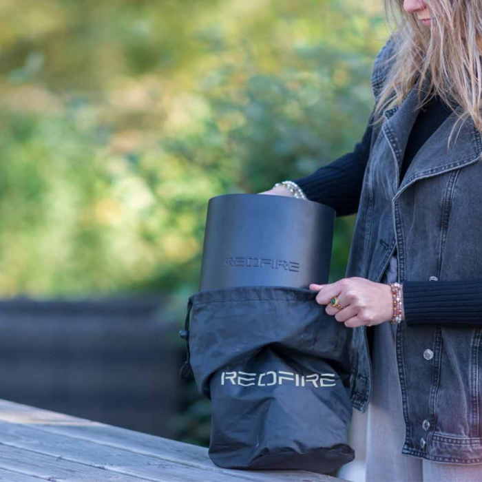RedFire Volcano Pellet Chimenea de Mesa M