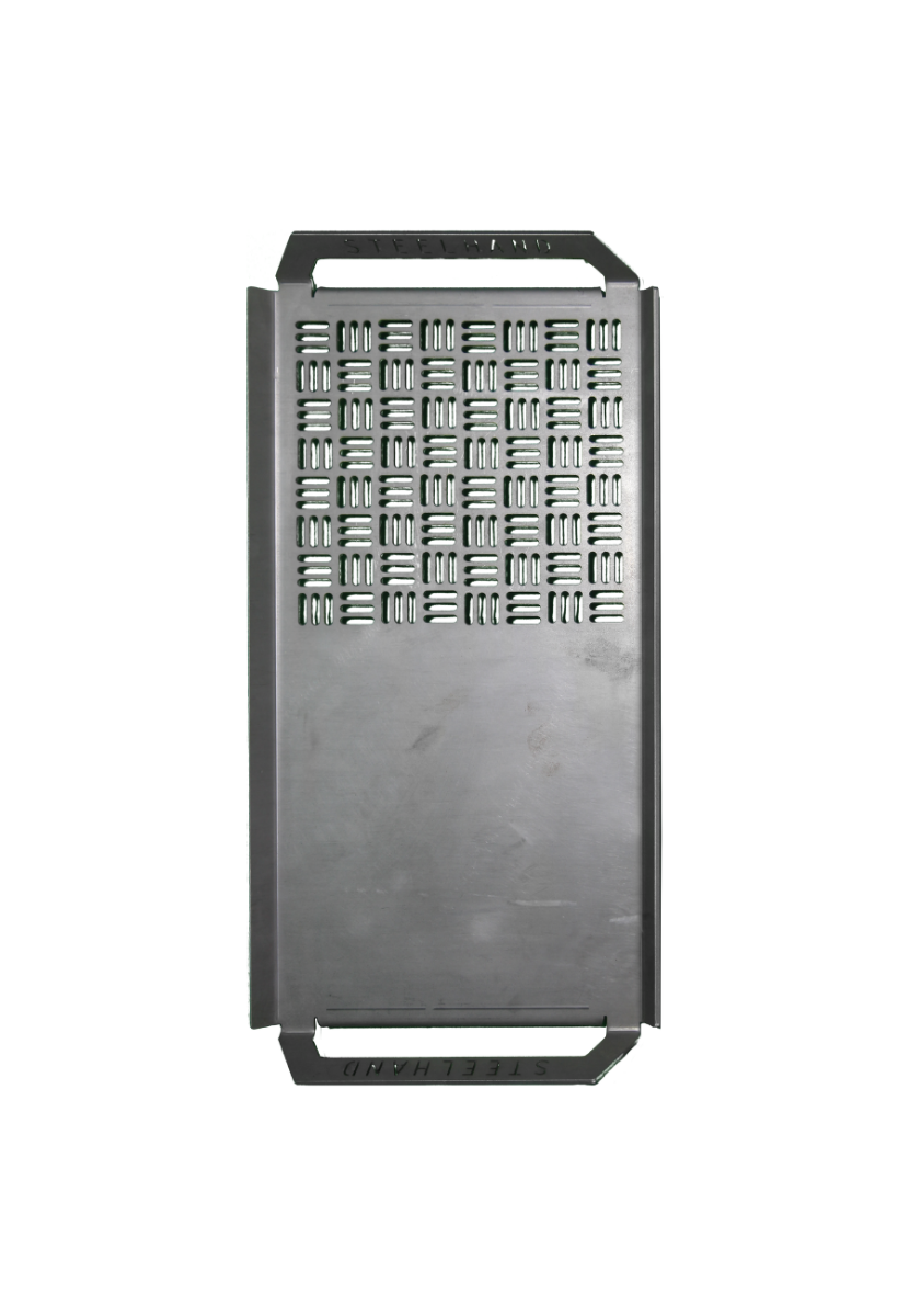 Steelhand Placa de parrilla V-Pit