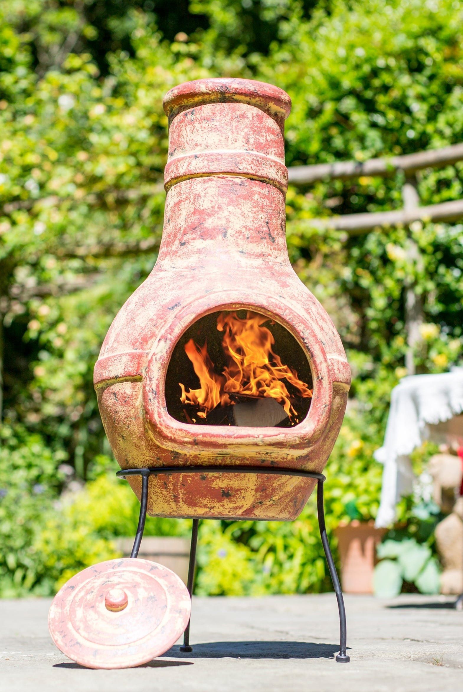 La Hacienda Banded Chimenea mexicana