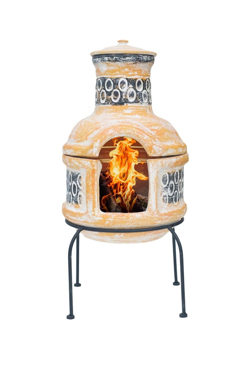 La Hacienda Circles Chimenea mexicana