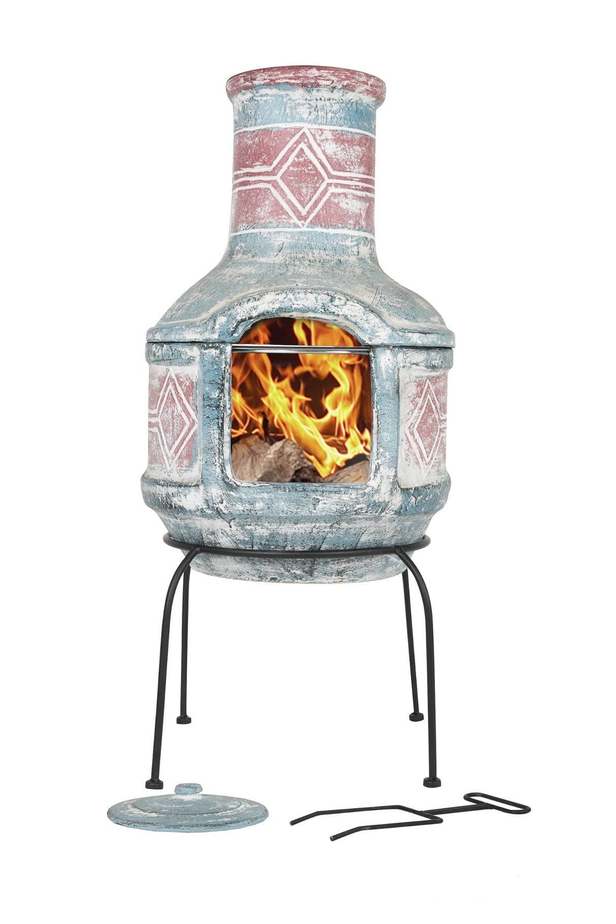 La Hacienda Geometric Chimenea mexicana