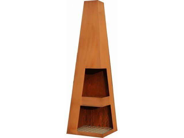 GardenMaxX Sanga XL Corten chimenea exterior