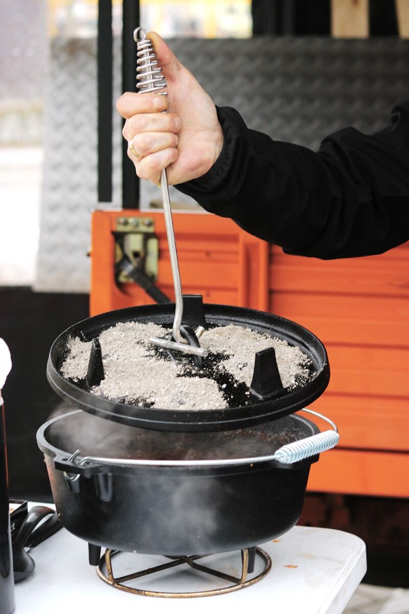 The Windmill Acero inoxidable Trivet